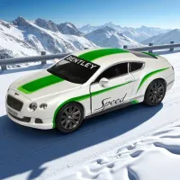 Mașină Kinsmart Bentley Continental KT5369F / / Green White photo 4