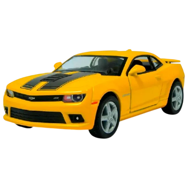 Машинка Kinsmart Chevrolet Camaro KT5383  / / Серый Желтый photo 1