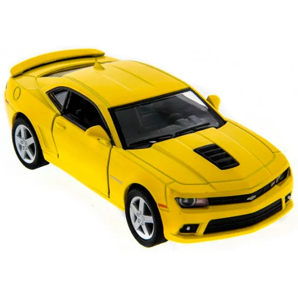 Машинка Kinsmart Chevrolet Camaro KT5383  / / Серый Желтый photo 2