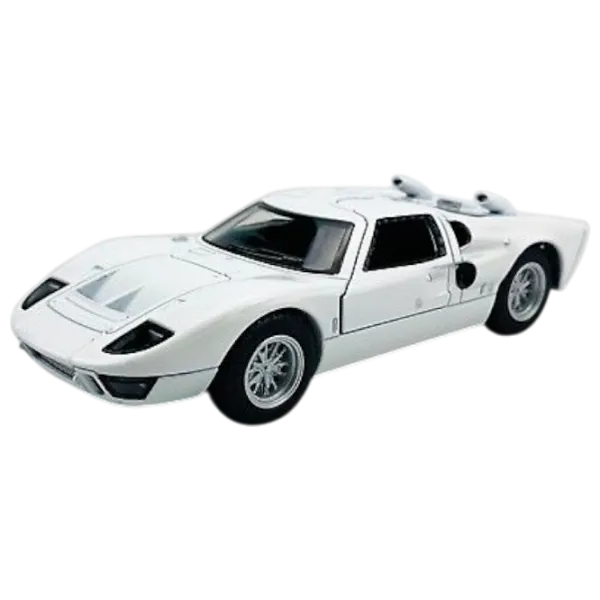 Mașină Kinsmart Ford GT40 KT5427  / / Gray White photo 1
