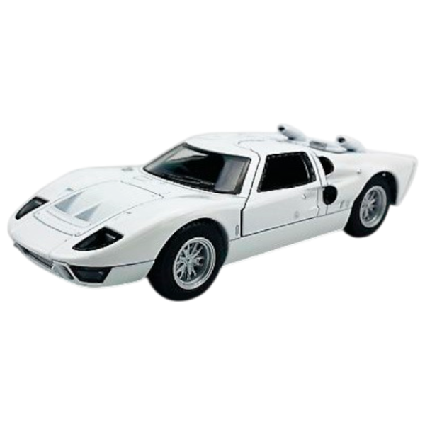 Mașină Kinsmart Ford GT40 KT5427  / / Gray White photo 1