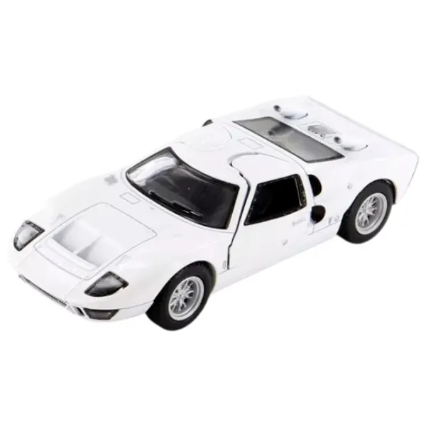 Mașină Kinsmart Ford GT40 KT5427  / / Gray White photo 4