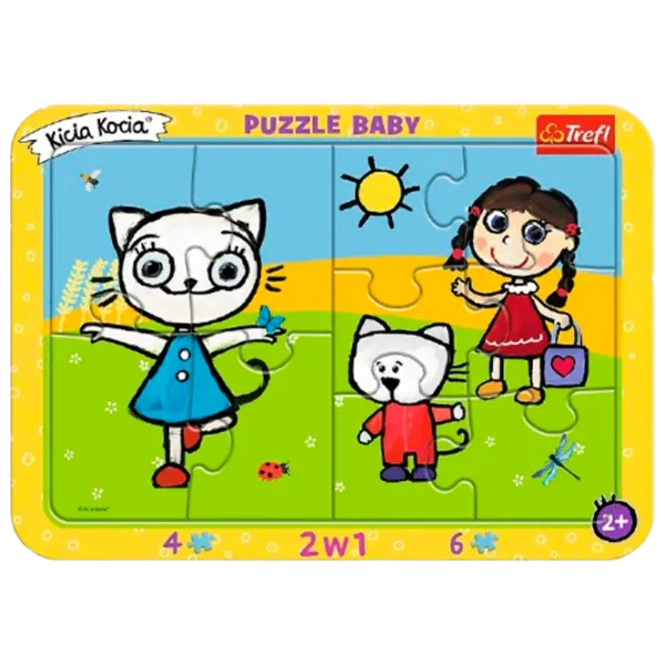 Puzzle Trefl Kittykit 4+/ Numărul de piese: 10 photo 1