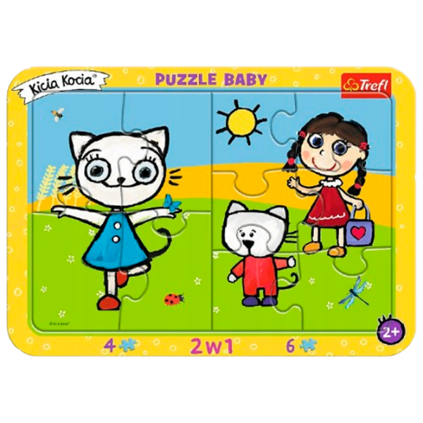 Puzzle Trefl Kittykit 4+/ Numărul de piese: 10 photo 1