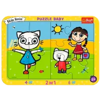 Puzzle Trefl Kittykit 4+/ Numărul de piese: 10