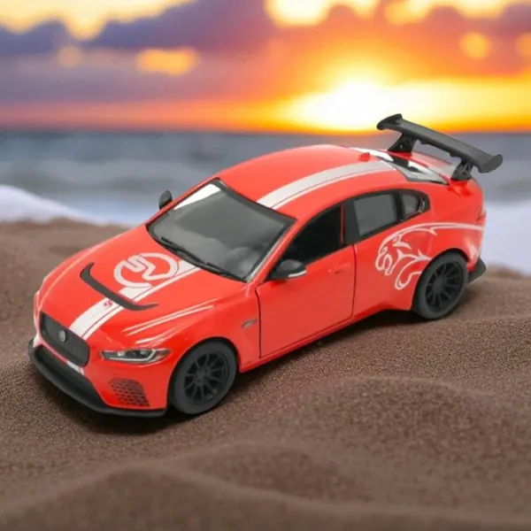 Mașină Kinsmart Jaguar XE SV Project KT5416WF  / / Gray Red photo 4