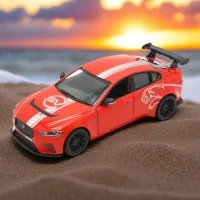 Mașină Kinsmart Jaguar XE SV Project KT5416WF / / Gray Red photo 4
