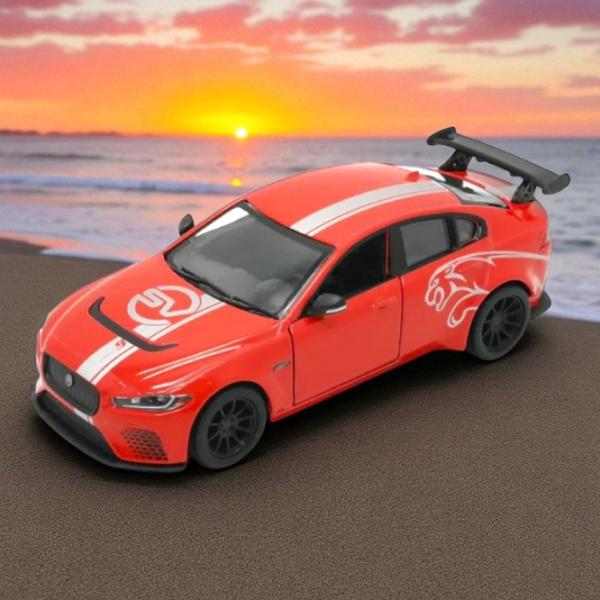 Mașină Kinsmart Jaguar XE SV Project KT5416WF  / / Gray Red photo 5