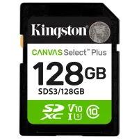 Карта памяти Kingston Canvas Select Plus 128 ГБ SD / Class10