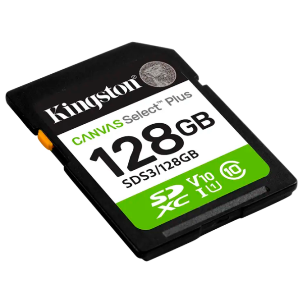 Карта памяти Kingston Canvas Select Plus 128 ГБ SD / Class10 photo 2