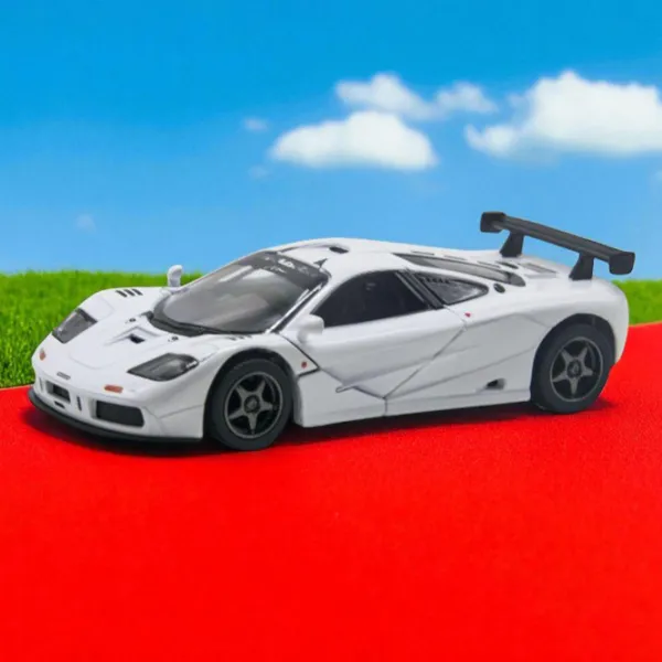 Mașină Kinsmart McLaren F1 KT5411W  / / Gray White photo 5