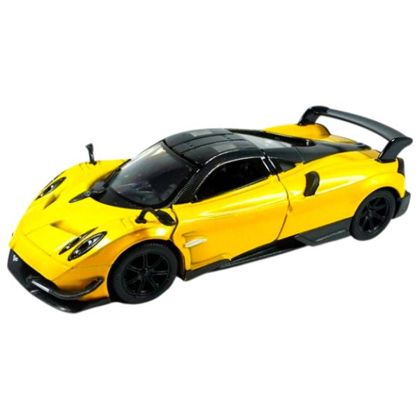 Машинка Kinsmart Pagani Huayra BC KT5400  / / Серый Желтый photo 2