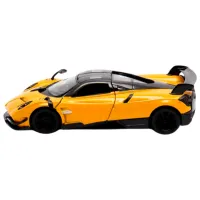 Mașină Kinsmart Pagani Huayra BC KT5400 / / Gray Yellow photo 5