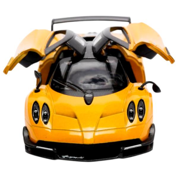 Машинка Kinsmart Pagani Huayra BC KT5400  / / Серый Желтый photo 6
