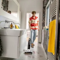 Mop electric KARCHER FCV 3 160 W / Black White photo 2