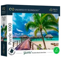Puzzle Trefl Paradise Beach, Bora-Bora 10+/ Количество деталей: 1000