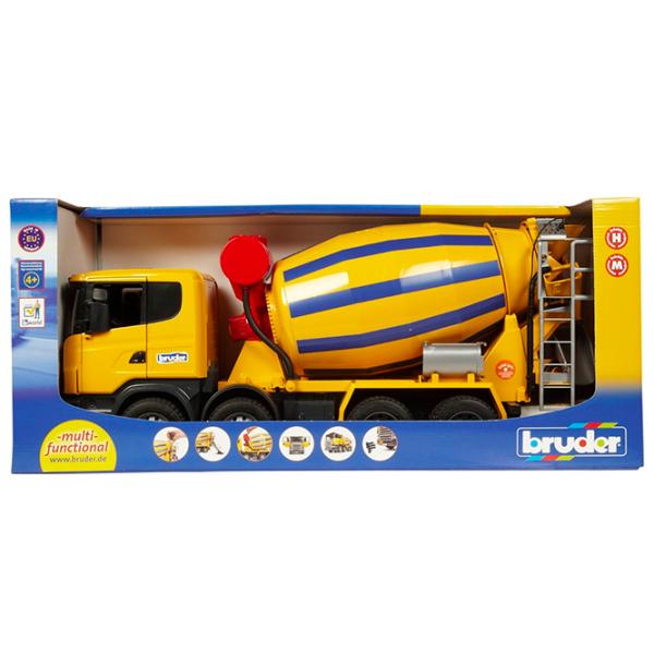 Бетономешалка Bruder 03554   / / Red Желтый photo 3