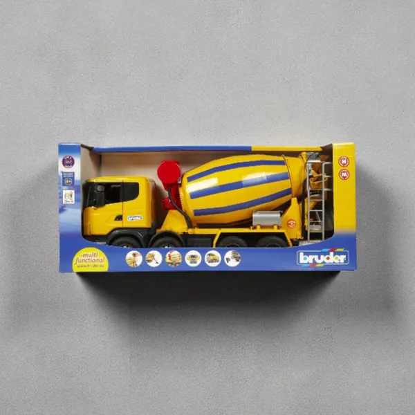 Бетономешалка Bruder 03554   / / Red Желтый photo 4