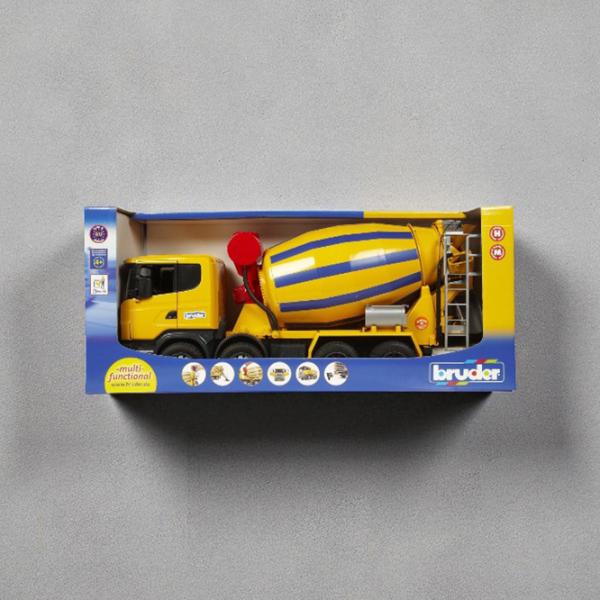 Бетономешалка Bruder 03554   / / Red Желтый photo 4