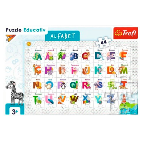 Puzzle Trefl Alphabet 3+/ Numărul de piese: 44 photo 1
