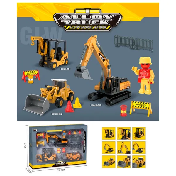 Set de mașini ChiToys 84837   / / Black Yellow photo 6