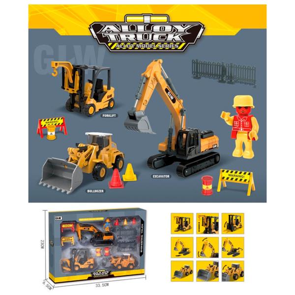 Set de mașini ChiToys 84837   / / Black Yellow photo 6