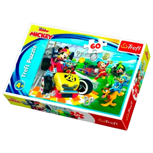 Puzzle Trefl Rally with friends 3+/ Numărul de piese: 60 photo 1