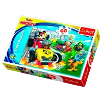 Puzzle Trefl Rally with friends 3+/ Numărul de piese: 60