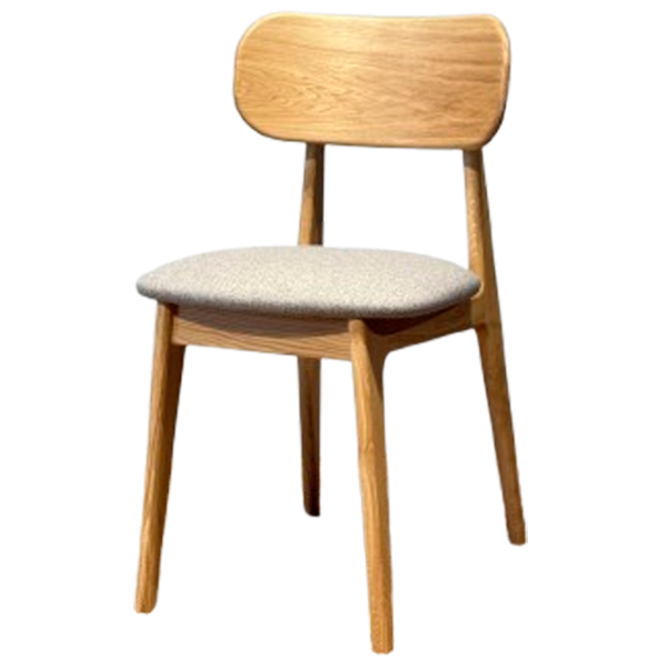 Scaun de bucătărie Mobicasa Polo Stofă/ Natural Gray photo 1 Scaun de bucătărie Mobicasa Polo Stofă/ Natural Gray photo 1