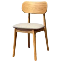 Scaun de bucătărie Mobicasa Polo Stofă/ Natural Gray