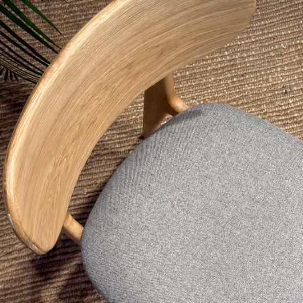 Scaun de bucătărie Mobicasa Polo Stofă/ Natural Gray photo 5 Scaun de bucătărie Mobicasa Polo Stofă/ Natural Gray photo 5