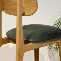 Scaun de bucătărie Mobicasa Polo Textil/ Rustic Gray photo 2