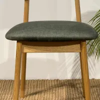 Scaun de bucătărie Mobicasa Polo Textil/ Rustic Gray photo 6