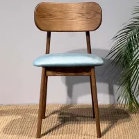 Scaun de bucătărie Mobicasa Polo Textil/ Rustic Blue photo 5