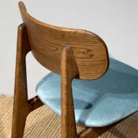 Scaun de bucătărie Mobicasa Polo Textil/ Rustic Blue photo 6