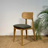 Scaun de bucătărie Mobicasa Polo Textil/ Natural Green photo 4
