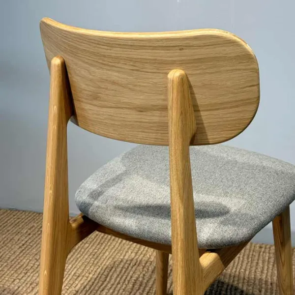 Кухонный стул Mobicasa Polo Textil/ Натуральный Серый photo 2 Кухонный стул Mobicasa Polo Textil/ Натуральный Серый photo 2