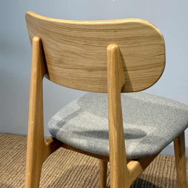 Кухонный стул Mobicasa Polo Textil/ Натуральный Серый photo 2 Кухонный стул Mobicasa Polo Textil/ Натуральный Серый photo 2