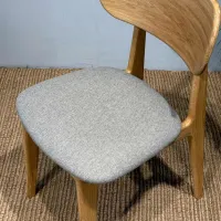 Scaun de bucătărie Mobicasa Polo Textil/ Natural Gray photo 4