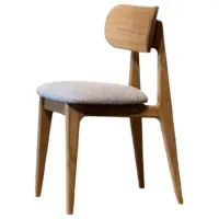 Scaun de bucătărie Mobicasa Polo Textil/ Natural Gray