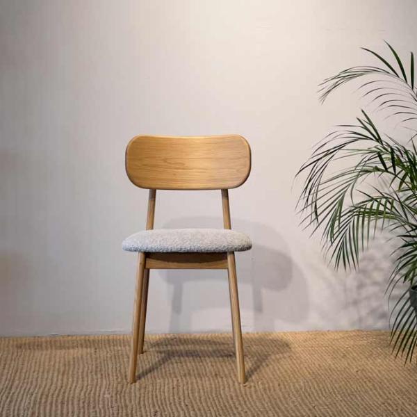 Scaun de bucătărie Mobicasa Polo Textil/ Natural Gray photo 2 Scaun de bucătărie Mobicasa Polo Textil/ Natural Gray photo 2