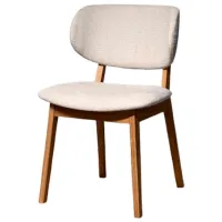 Scaun de bucătărie Mobicasa Arno Textil/ Natural Gray