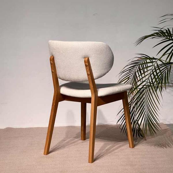 Scaun de bucătărie Mobicasa Arno Textil/ Natural Gray photo 2 Scaun de bucătărie Mobicasa Arno Textil/ Natural Gray photo 2