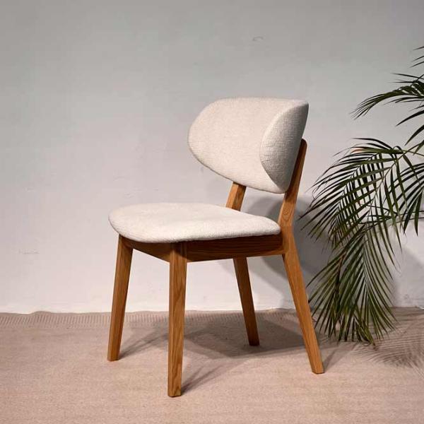 Scaun de bucătărie Mobicasa Arno Textil/ Natural Gray photo 4 Scaun de bucătărie Mobicasa Arno Textil/ Natural Gray photo 4