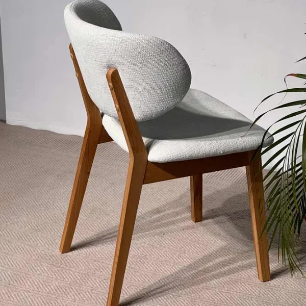 Scaun de bucătărie Mobicasa Arno Textil/ Natural Gray photo 7 Scaun de bucătărie Mobicasa Arno Textil/ Natural Gray photo 7