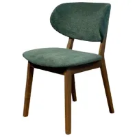 Scaun de bucătărie Mobicasa Arno Textil/ Rustic Green