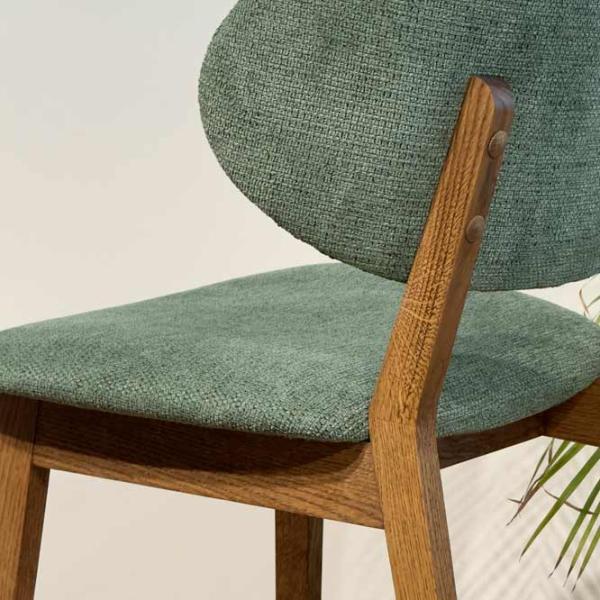 Scaun de bucătărie Mobicasa Arno Textil/ Rustic Green photo 4 Scaun de bucătărie Mobicasa Arno Textil/ Rustic Green photo 4