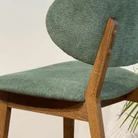 Scaun de bucătărie Mobicasa Arno Textil/ Rustic Green photo 4