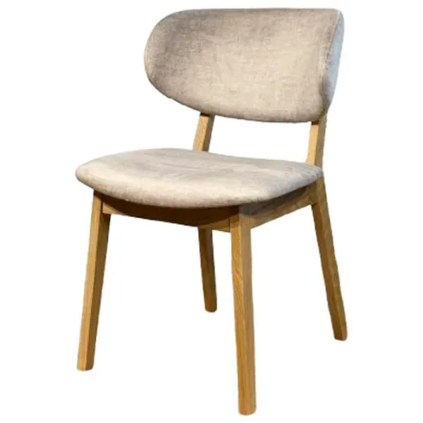 Scaun de bucătărie Mobicasa Arno Textil/ Natural Gray photo 1 Scaun de bucătărie Mobicasa Arno Textil/ Natural Gray photo 1