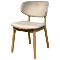 Scaun de bucătărie Mobicasa Arno Textil/ Natural Gray